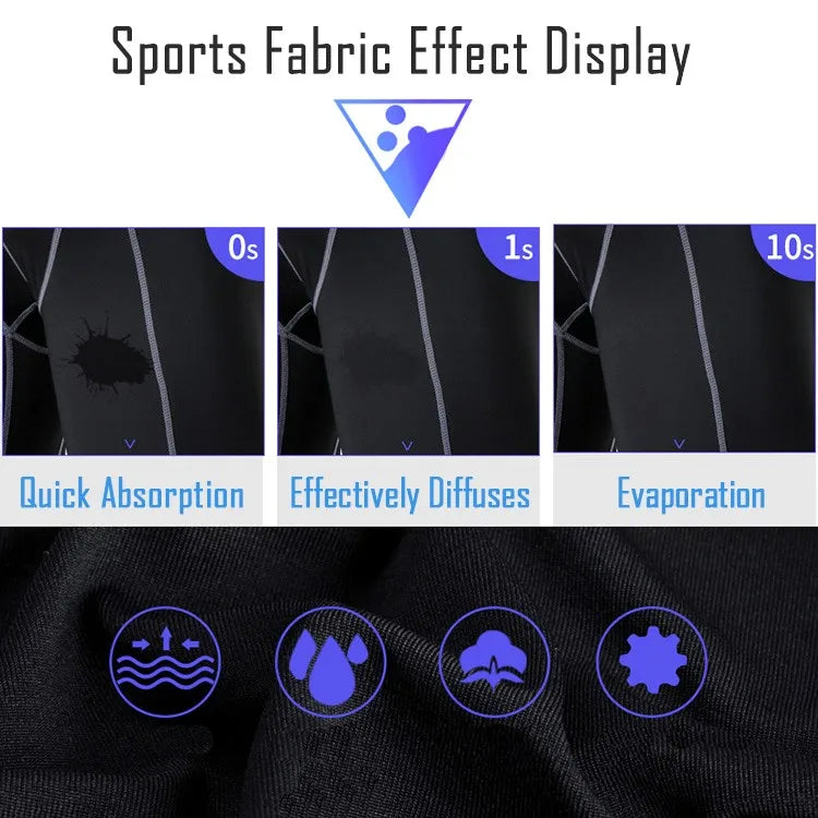 M&T Wear - Fitness Tracksuits Youth Warm Pants Tops Underwear Tight Sports Clothes for Boys Compression Running Basketball Sportswear