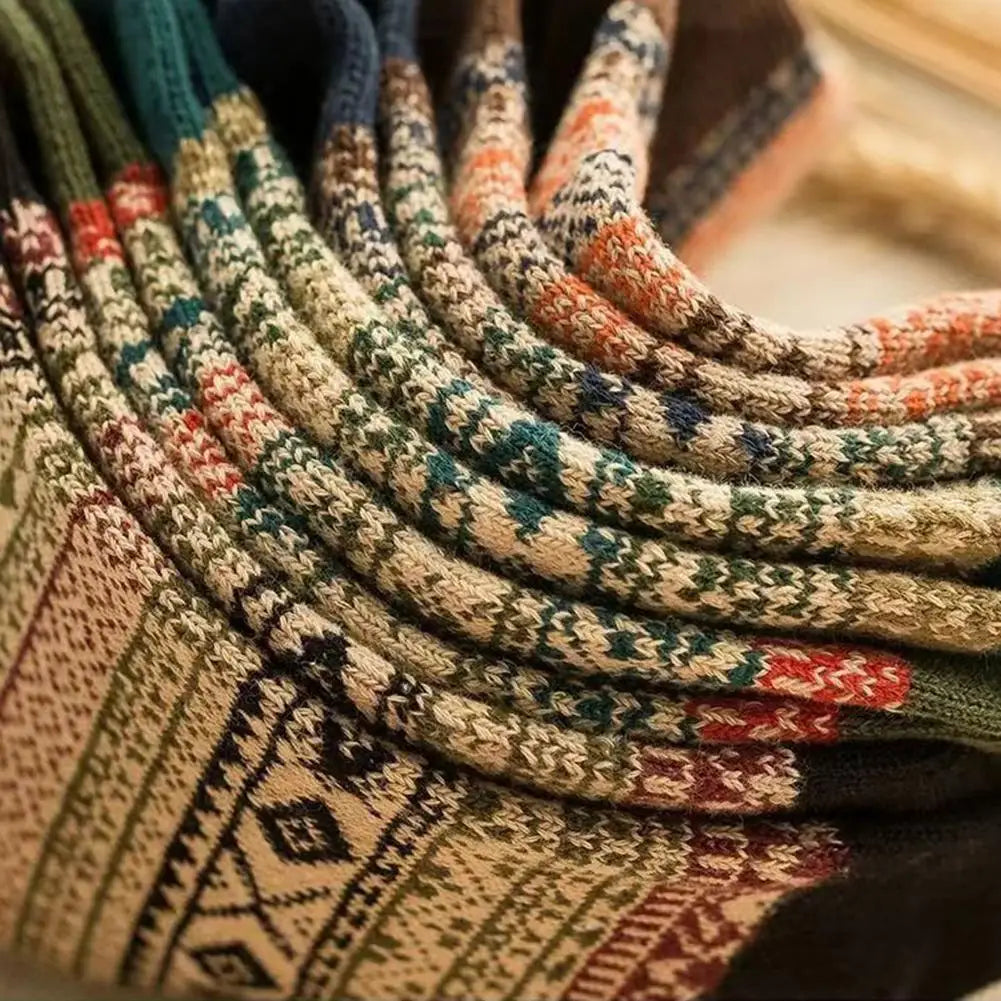 M&T Wear - Men’s Retro Thick Wool Winter Socks