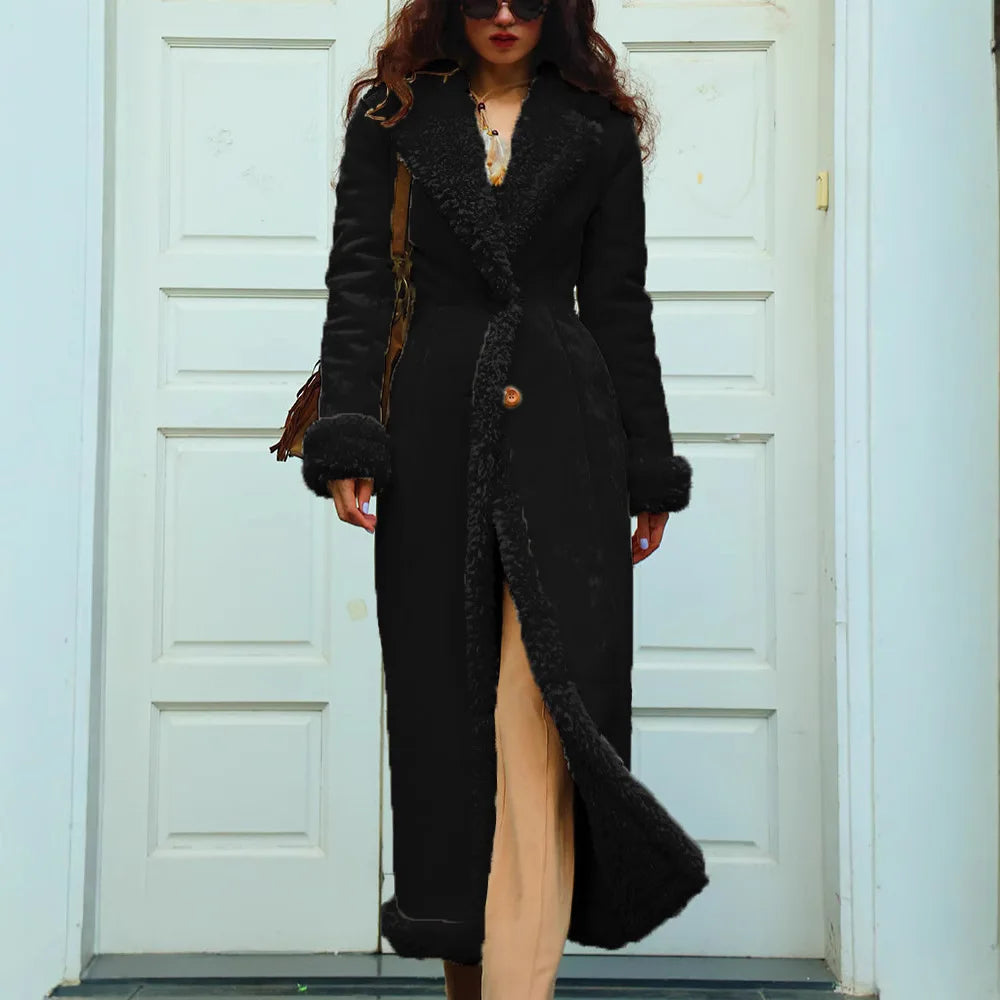 M&T Wear - Women's European Style Thickened Suede Winter Coat