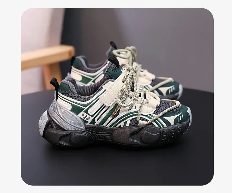 M&T Wear - Kids Sport Shoes Non-slip Fashion Toddler 2025 New Autumn Children Shoes for Boys Mesh Breathable Girls Sneakers Size 26-36