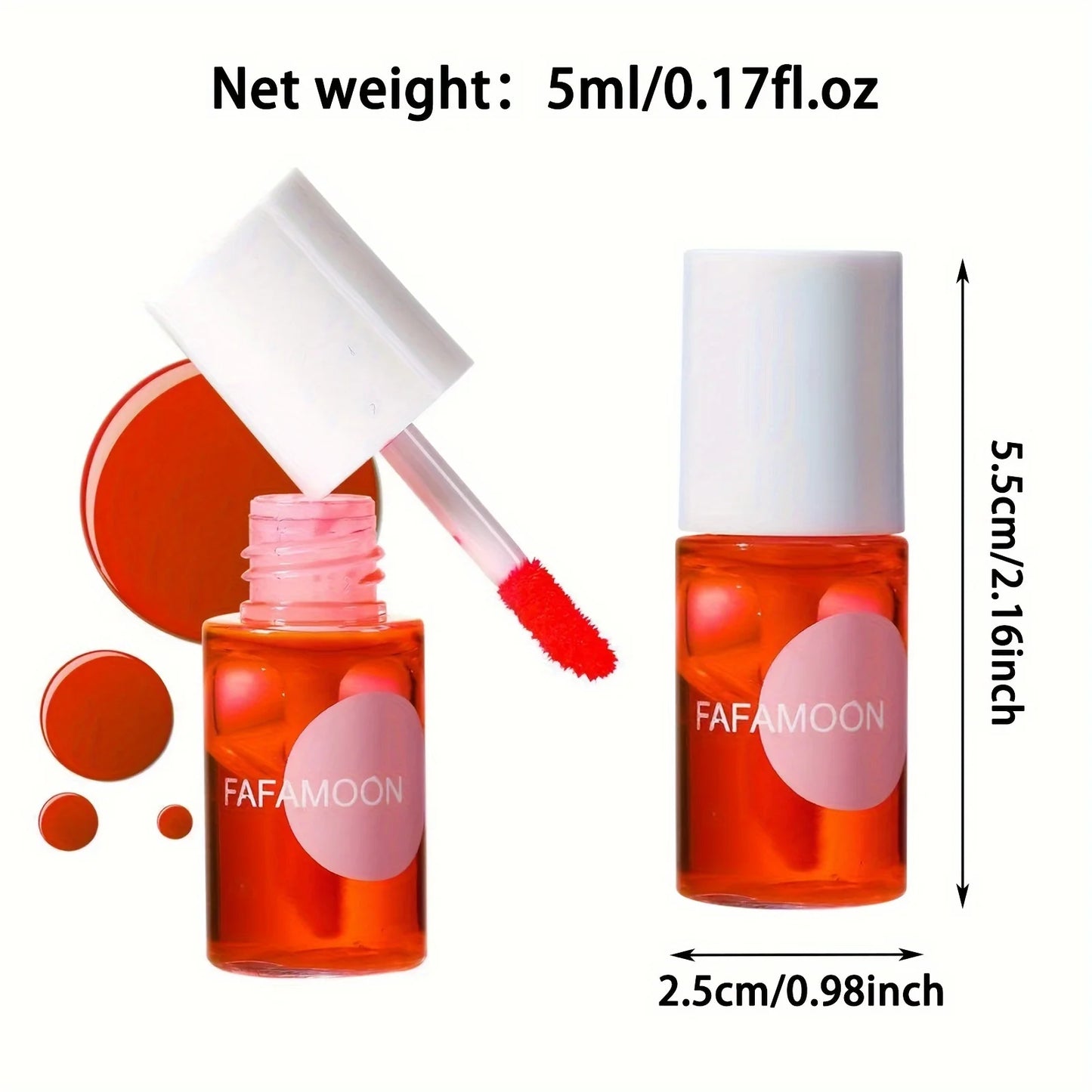 M&T Wear - 4 Color Fruity Lip Tint Water Gloss