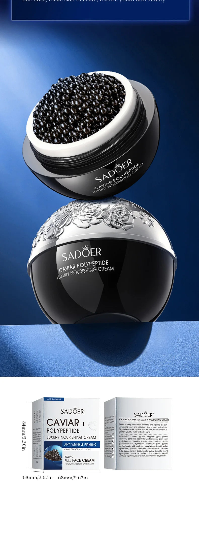 Instant Remove Wrinkle Cream Retinol Face Anti-Aging Firming Lifting Fade Fine Lines Improve Skin Moisturize Brighten Skin Care