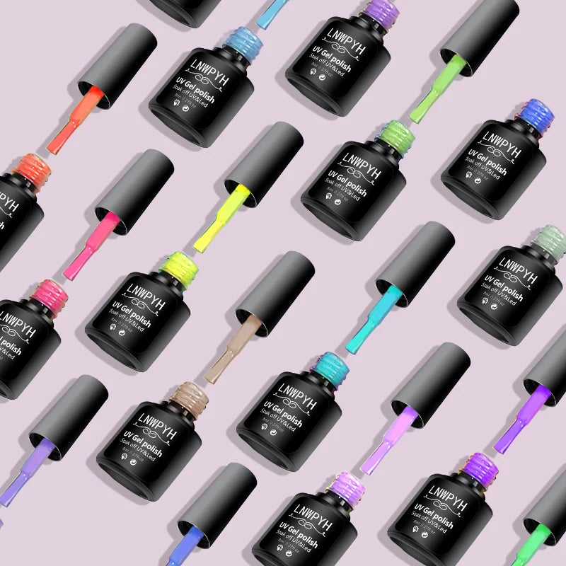 M&T Wear - 36 Color Gel Nail Polish Collection | Semi-Permanent Soak Off UV/LED Gel Varnish (8ml)