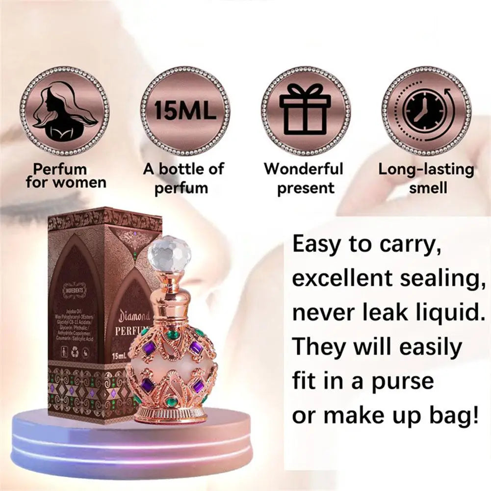 M&T Wear – Arabian Bloom Perfume | Rose, Jasmine & Vanilla (15ml)