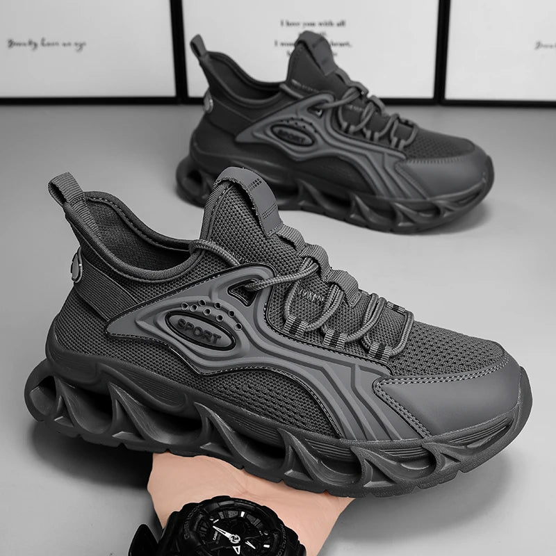 M&T Wear - Men's Casual Shoes Men Casual and Comfortable Running Sneakers Durable Lace-Up Design Suitable for Outdoor Sports and Daily Wear