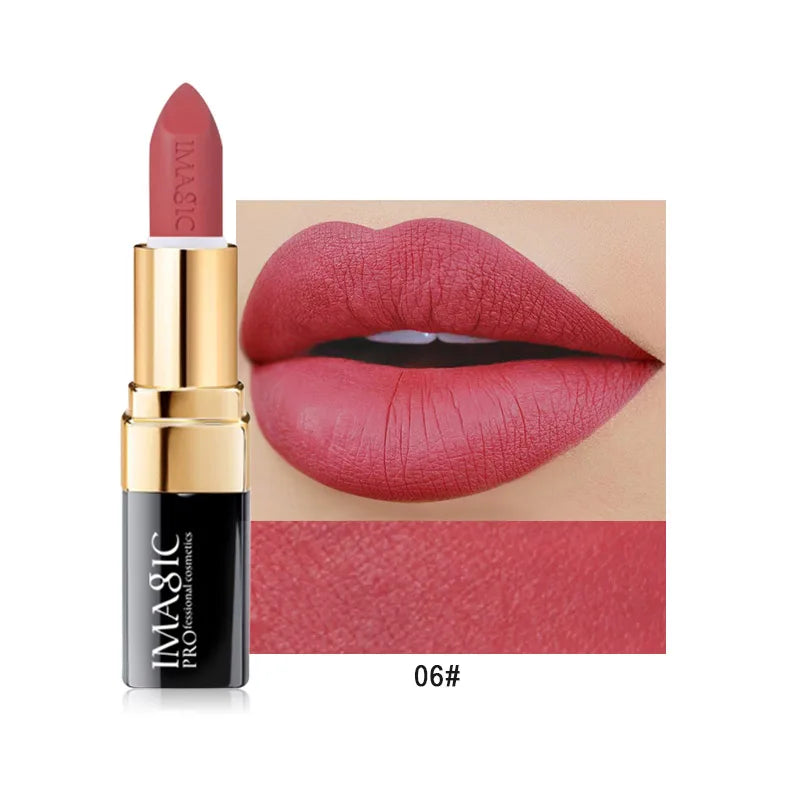 M&T Wear - IMAGIC Long-Lasting Matte Lipstick – 12 Shades of Smooth, Waterproof, and Moisturizing Lip Color