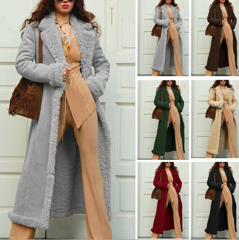 M&T Wear - Women's European Style Thickened Suede Winter Coat