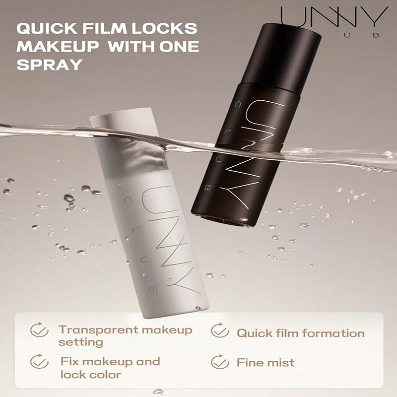 100ml Long-Lasting Makeup Setting Spray, Matte and Shimmer Finish, Oil Free, Non-Drying Formula, Waterproof and sweatproof