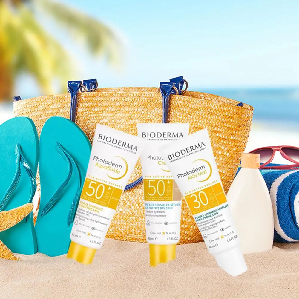 BIODERMA Sunscreen Cream SPF50+  All Skin Types - Sensitive Skin Ance Skin Dry Skin Waterproof Sweat Proof Sunblock