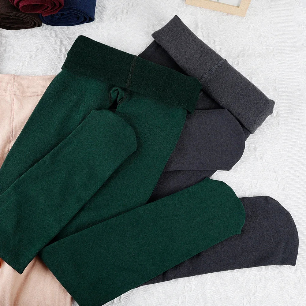 M&T Wear - Winter Velvet High Waist Leggings for Women