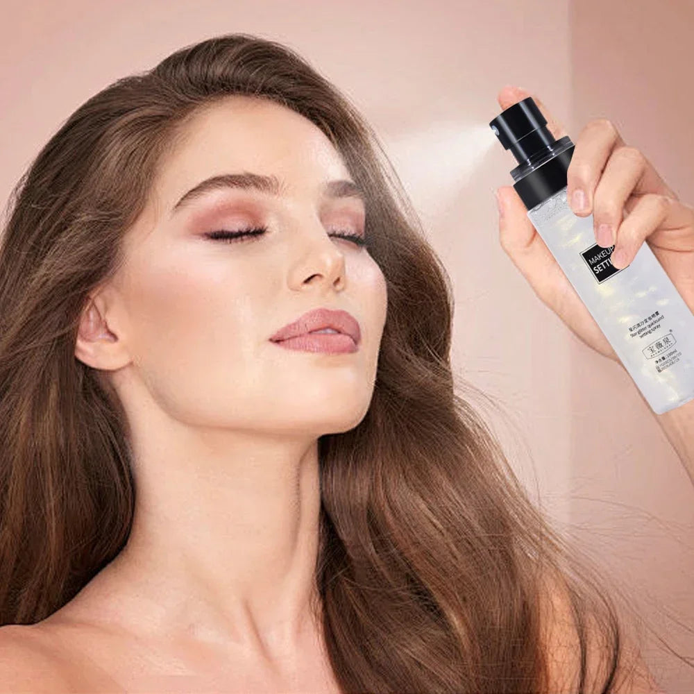100ML Long-Lasting Makeup Fixing Spray Waterproof Sweatproof Oil Control Hydrating Setting Spray for a Fresh Makeup Finish