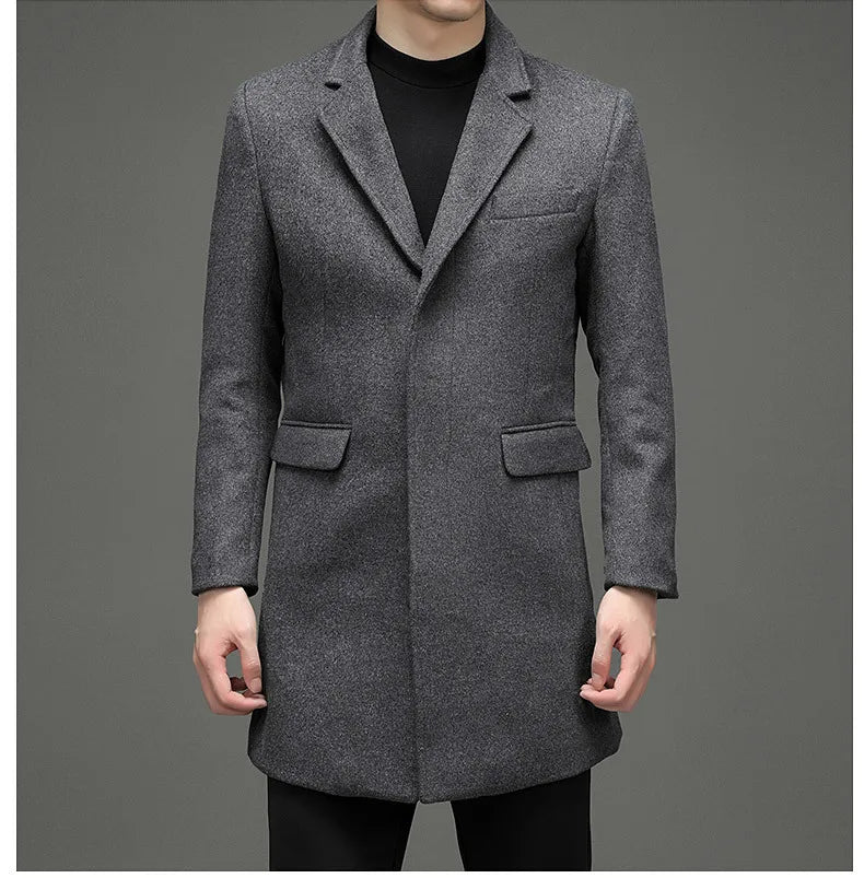 M&T Wear - Men's Solid Color Business Casual Autumn Jacket