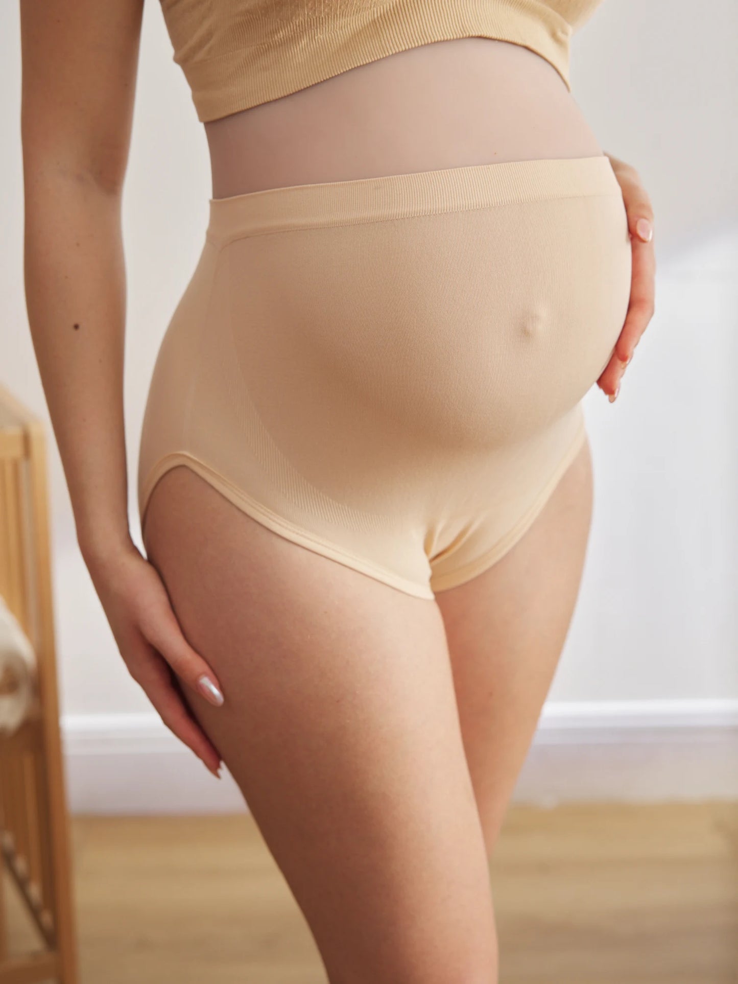 M&T Wear - High-Waist Thermal Abdominal Support Maternity Underwear