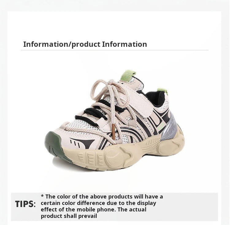 M&T Wear - Kids Sport Shoes Non-slip Fashion Toddler 2025 New Autumn Children Shoes for Boys Mesh Breathable Girls Sneakers Size 26-36