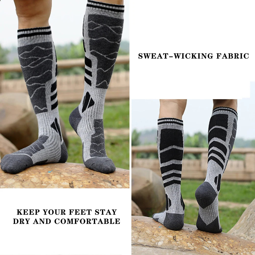 M&T Wear - Men’s Winter Merino Wool Thermal Ski Socks