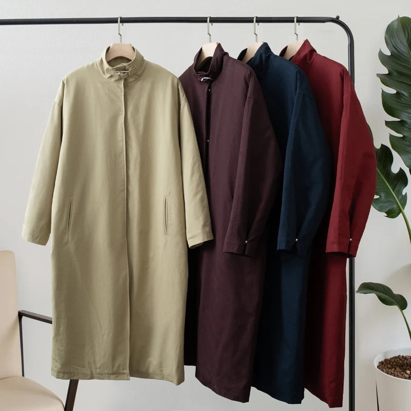 M&T Wear - Stylish Oversized Turtleneck Cotton Blend Winter Parka