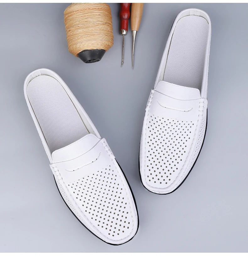 M&T Wear - Men's casual shoes four season light versatile fashion soft soled outdoor comfortable semi slippers wear-resistant casual shoes