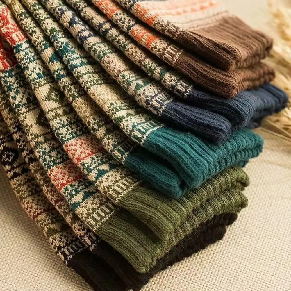 M&T Wear - Men’s Retro Thick Wool Winter Socks