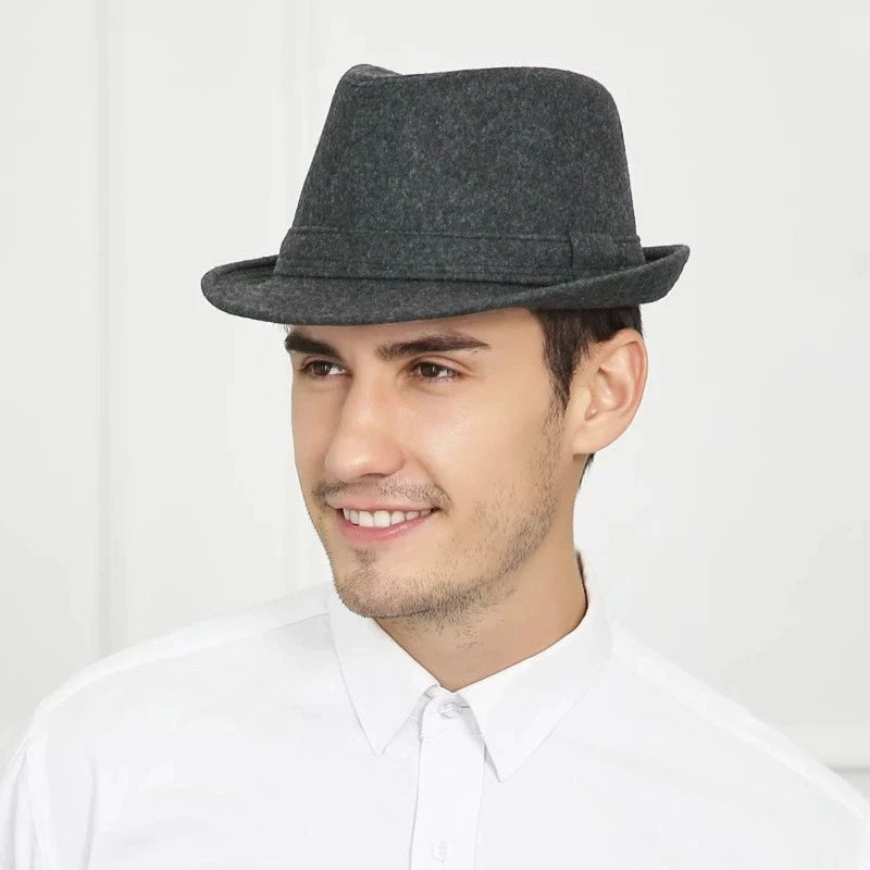 M&T Wear - Simple Plain Woolen British Jazz Hat