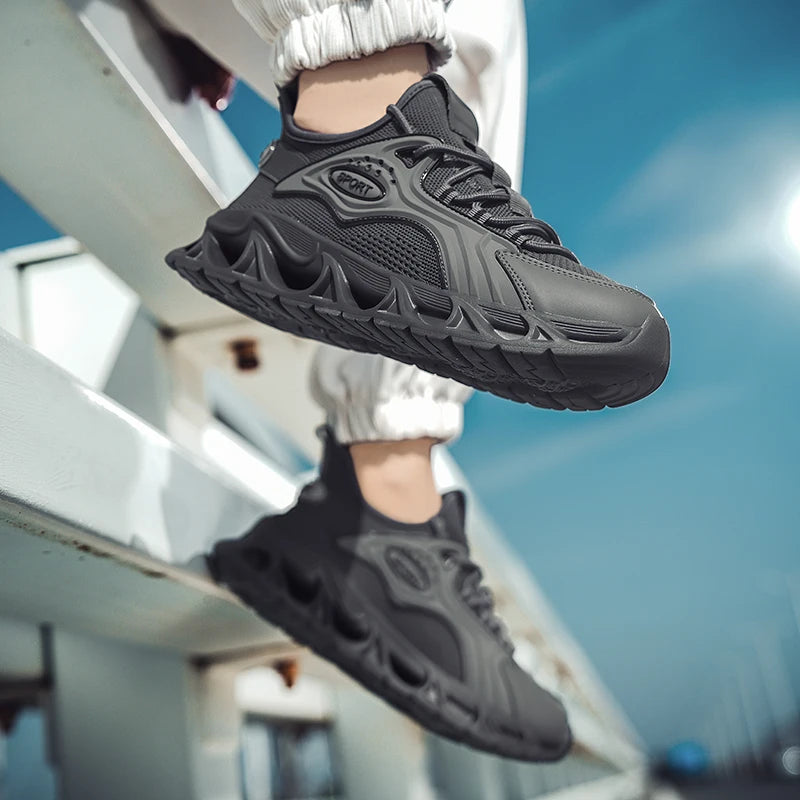 M&T Wear - Men's Casual Shoes Men Casual and Comfortable Running Sneakers Durable Lace-Up Design Suitable for Outdoor Sports and Daily Wear