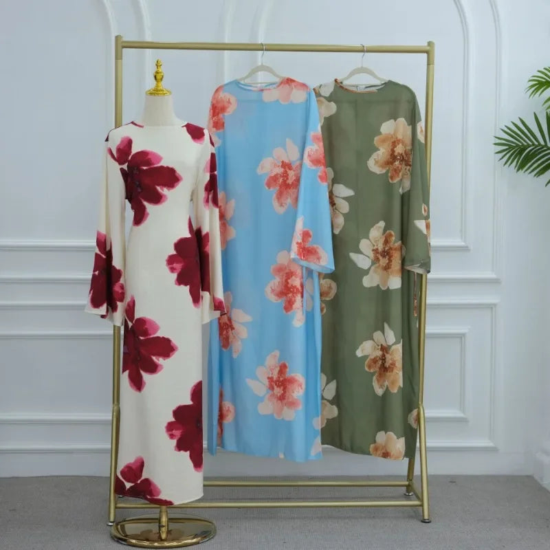 M&T Wear - Pakistani Elegant Floral Print Dress