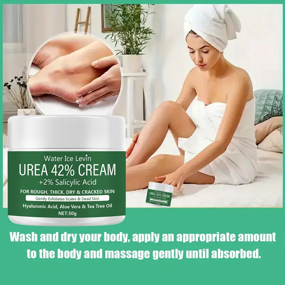 M&T Wear – 42% Urea + 2% Salicylic Acid Foot & Hand Moisturizer Cream (50g)