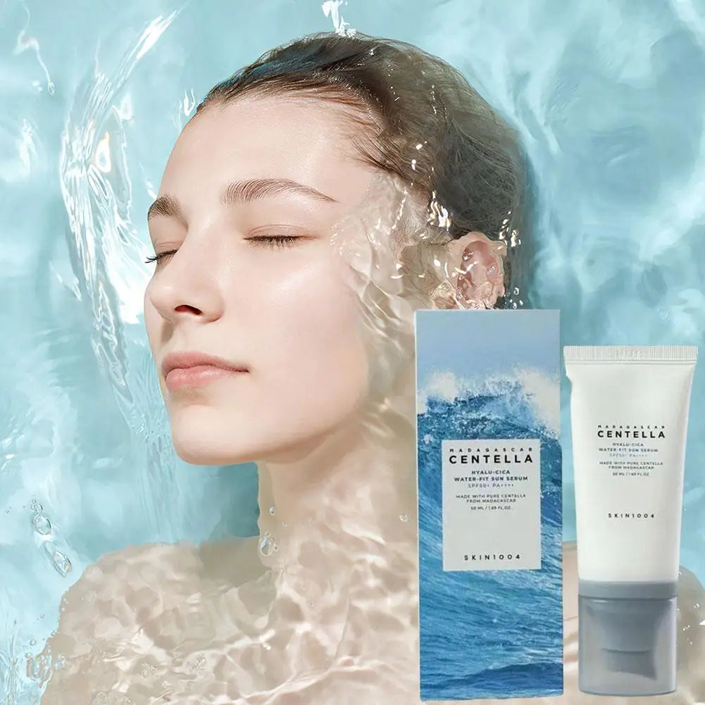 CENTELLA Instant Water-Fit Sun Serum Refreshing Moisturizing Non-Greasy Korean Sunscream Protection Product 50ml Skincare