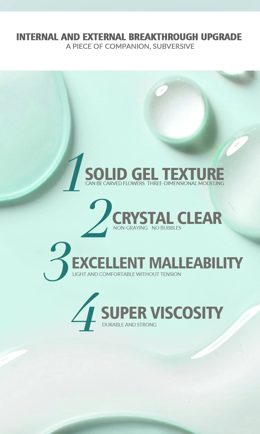 M&T Wear - Soft Nail Tips Gel Glue 20g | Long-Lasting Adhesive for Fake Nails