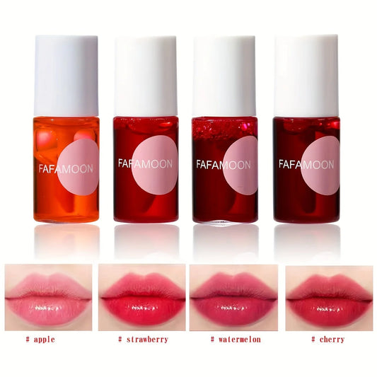 M&T Wear - 4 Color Fruity Lip Tint Water Gloss
