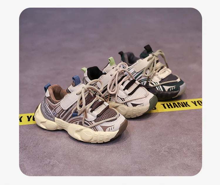 M&T Wear - Kids Sport Shoes Non-slip Fashion Toddler 2025 New Autumn Children Shoes for Boys Mesh Breathable Girls Sneakers Size 26-36