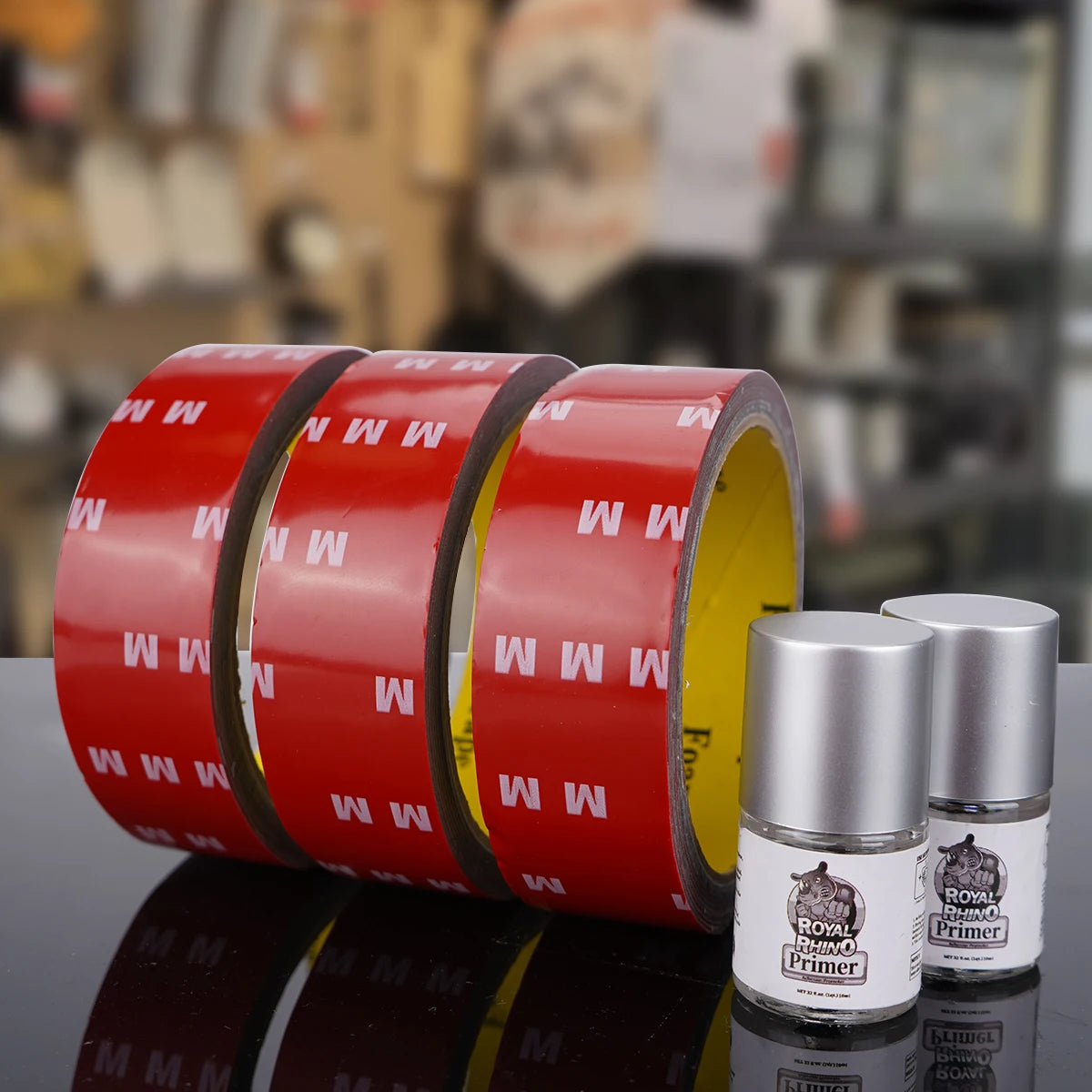 944 Primer Adhesion Promoter and Double Sided Tape Super Paste Combination 10ml Double Sided Tape Aid For Car Accessories