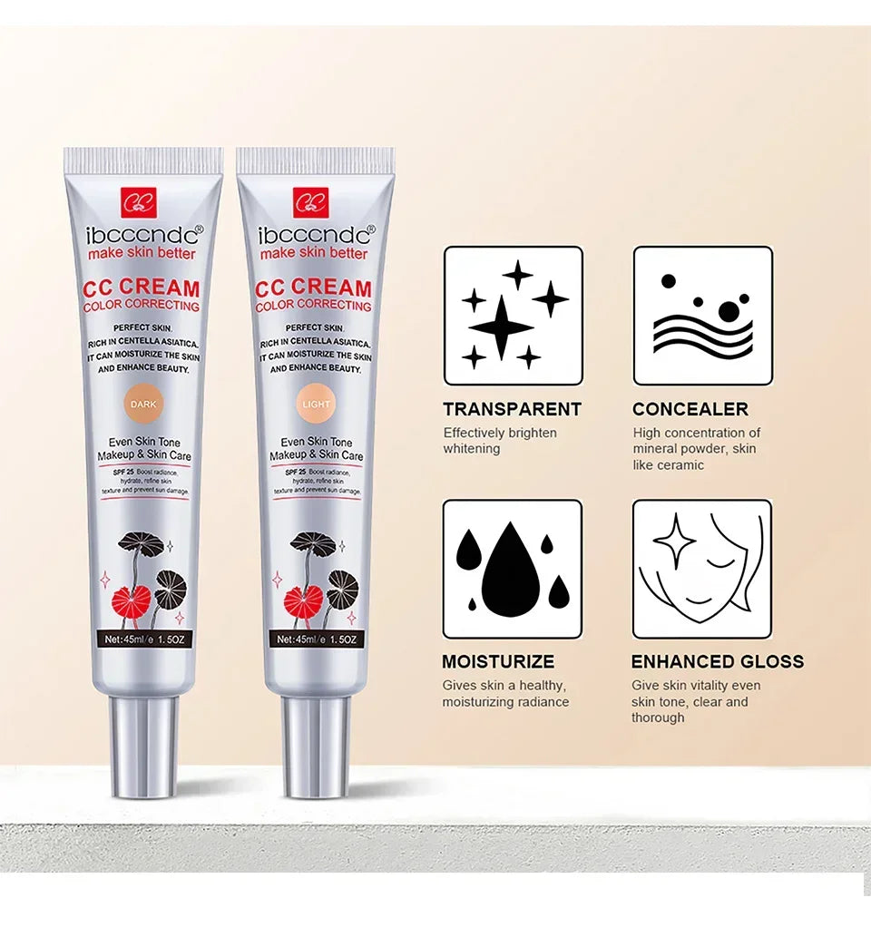 CC cream before makeup isolate, moisturizing, moisturizing and adjusting skin tone