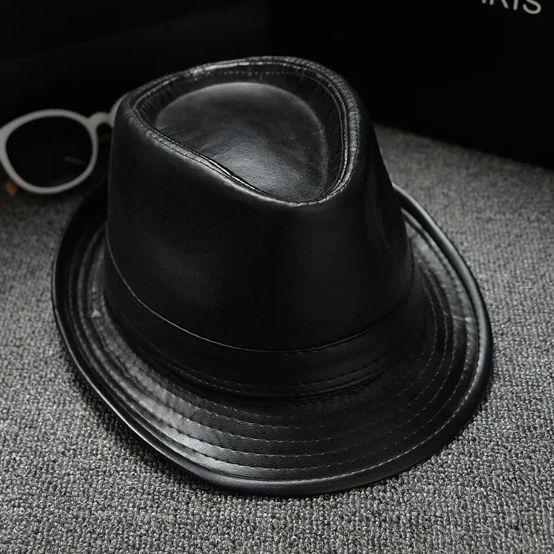 M&T Wear - Retro Faux Leather Cowboy Bowler Hat