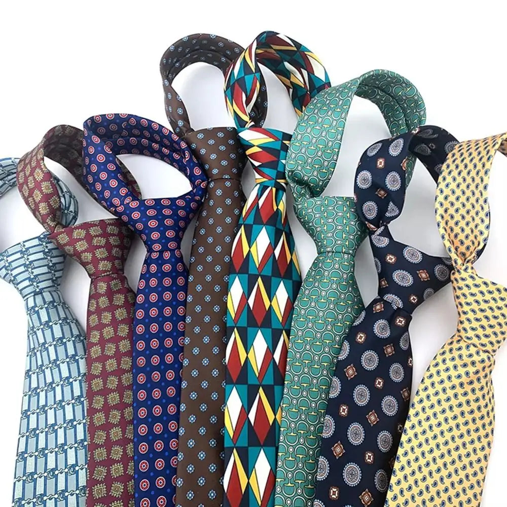 M&T Wear - Luxury Adjustable 8cm Vintage Silk Neck Tie