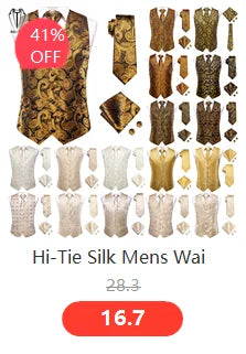 Hi-Tie 60 Color Classic Bow Ties for Men Silk Butterfly Pre-Tied Male Bowtie Pocket Square Cufflinks Set Jacquard Paisley Floral