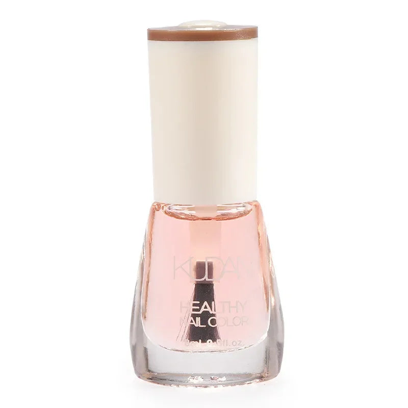 M&T Wear - White Fine Glitter Nail Polish | No Lamp Needed, Non-Peel Shiny Finish (8ml)