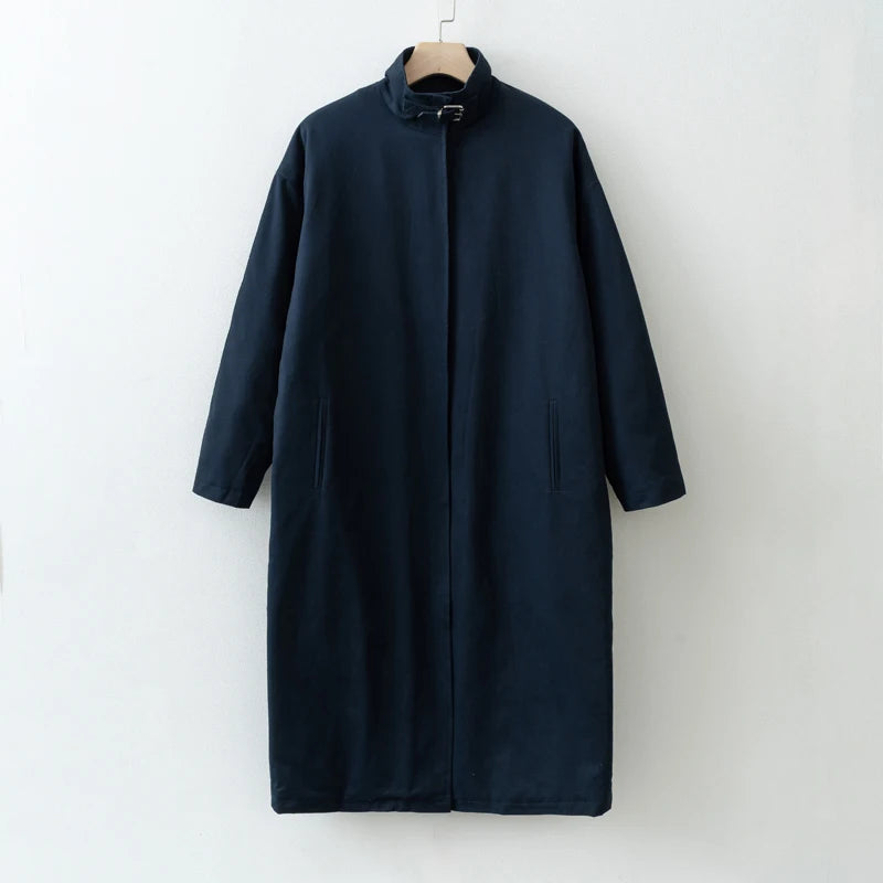 M&T Wear - Stylish Oversized Turtleneck Cotton Blend Winter Parka