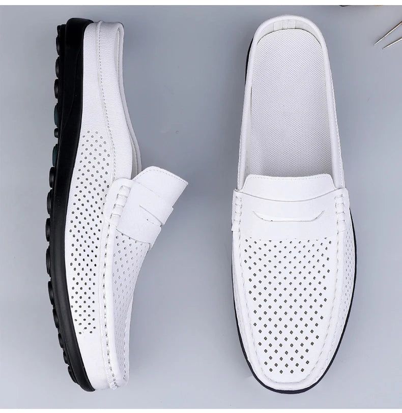 M&T Wear - Men's casual shoes four season light versatile fashion soft soled outdoor comfortable semi slippers wear-resistant casual shoes