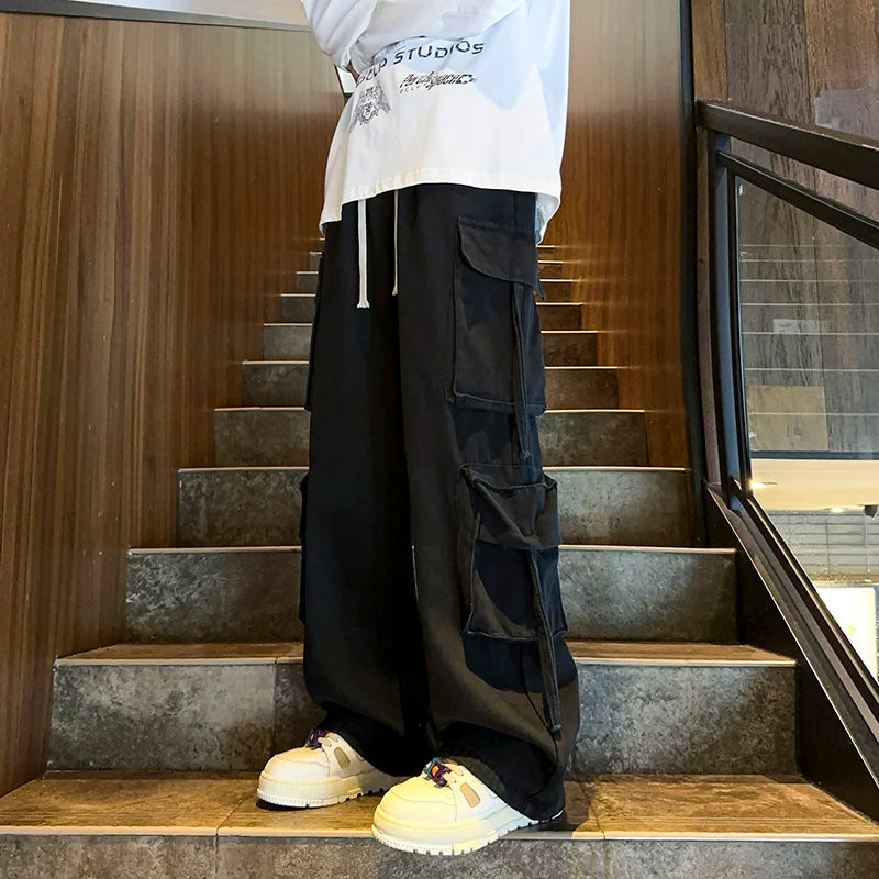 M&T Wear - Men’s Hip Hop Wide-Leg Jeans – Streetwear Style