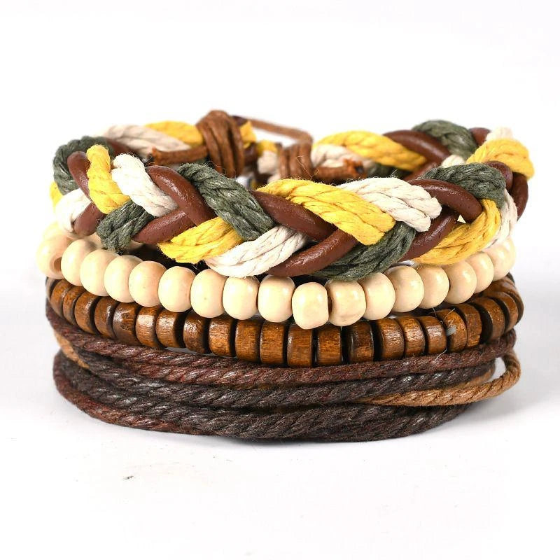 M&T Wear - 06 2024 Leather Braided Bracelet for Men