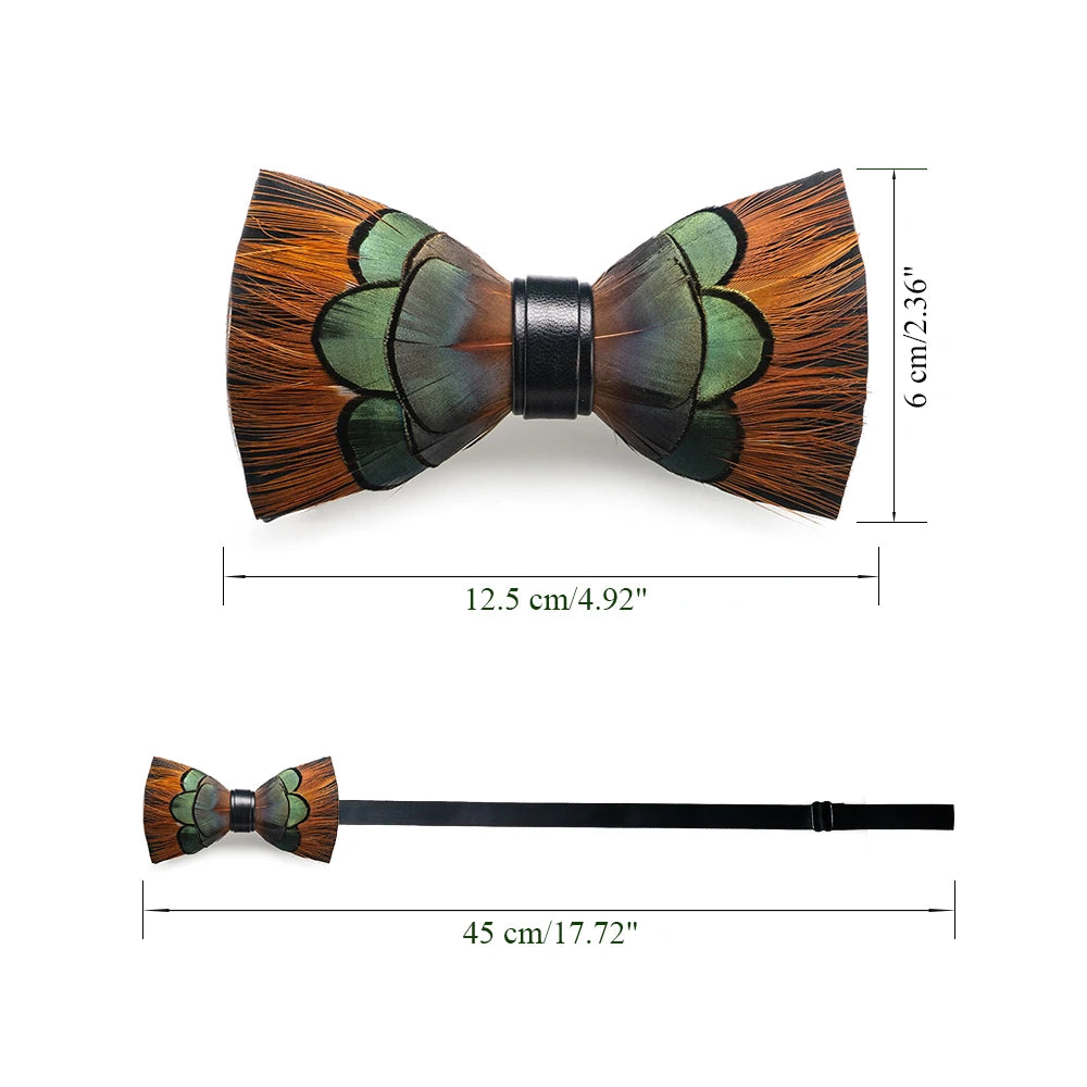 Wedding Bow Tie for Men Classic Burgundy Pre-tied Bowtie brooch wooden box Set for Party Show Butterfly Knot Groom best man Gift