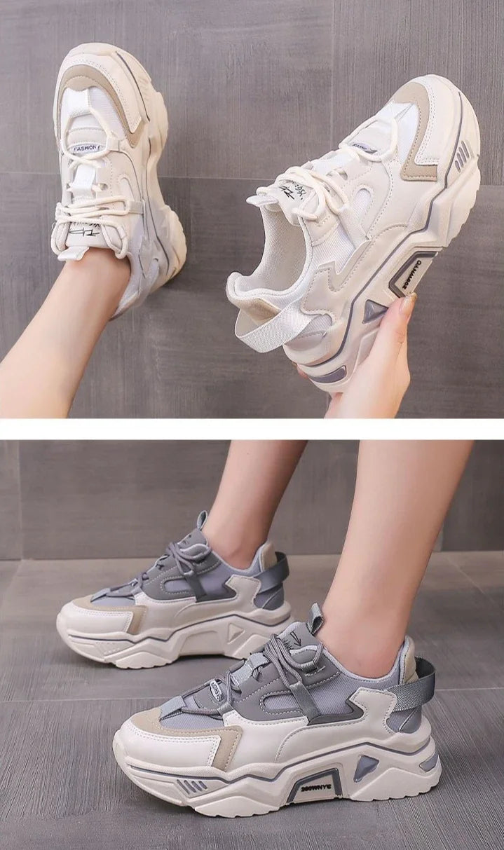 M&T Wear - Sports Shoes for Women Sneakers Athletic Trends 2025 High on Platform Woman Footwear Deals Cheap Walking Comfortable and Elegant
