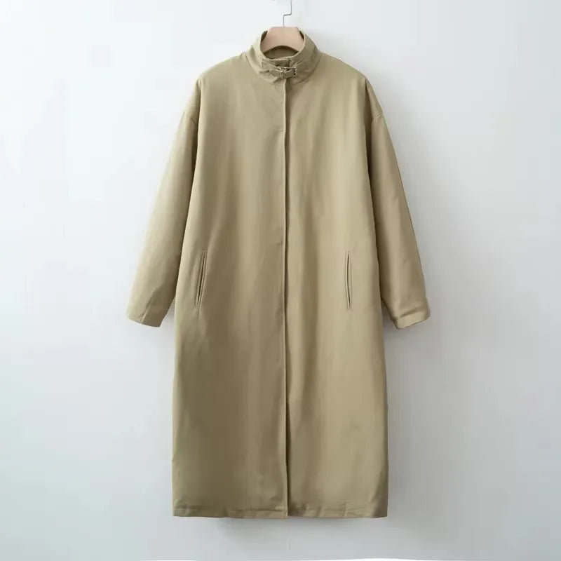 M&T Wear - Stylish Oversized Turtleneck Cotton Blend Winter Parka