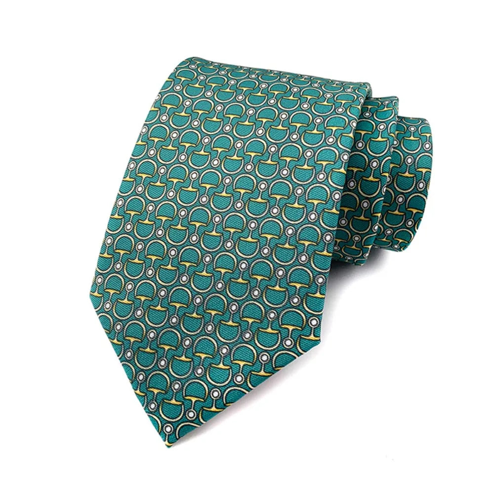 M&T Wear - Luxury Adjustable 8cm Vintage Silk Neck Tie
