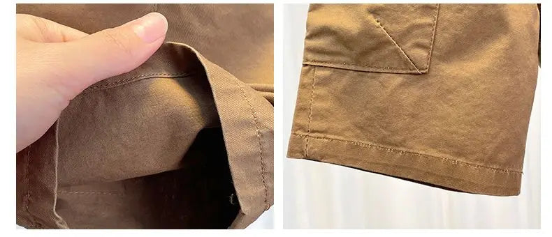 M&T Wear - Korean Children's Clothes 2025 Summer Kids Clothes Boys Outfits Baby Thin Short Sleeves Stripe Polo Shirt +Shorts Two Pieces Set