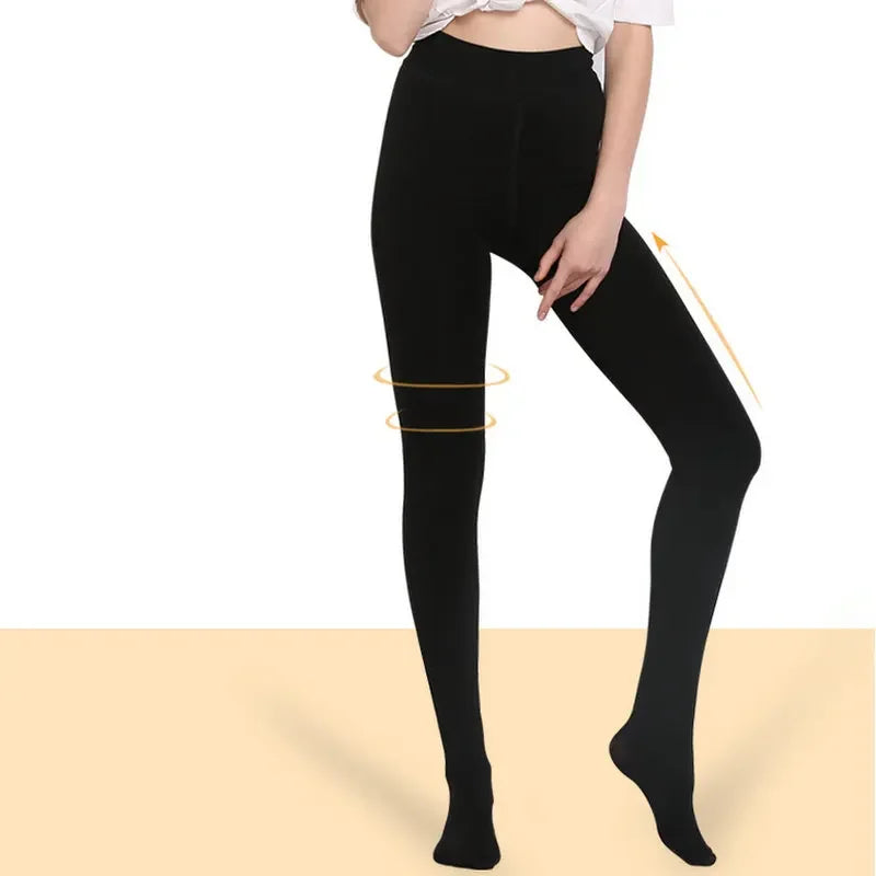 M&T Wear - Winter Velvet High Waist Leggings for Women