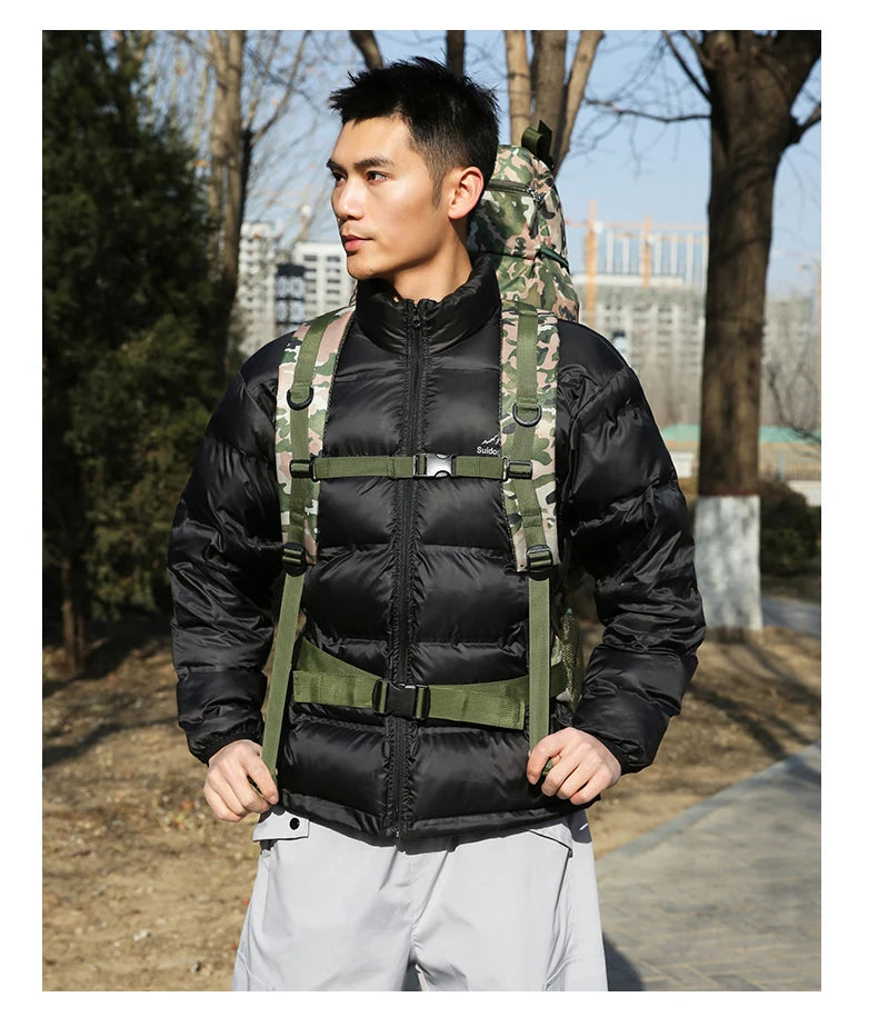 M&T Wear - 90L Large Capacity Tactical Mountaineering Backpack with Molle System