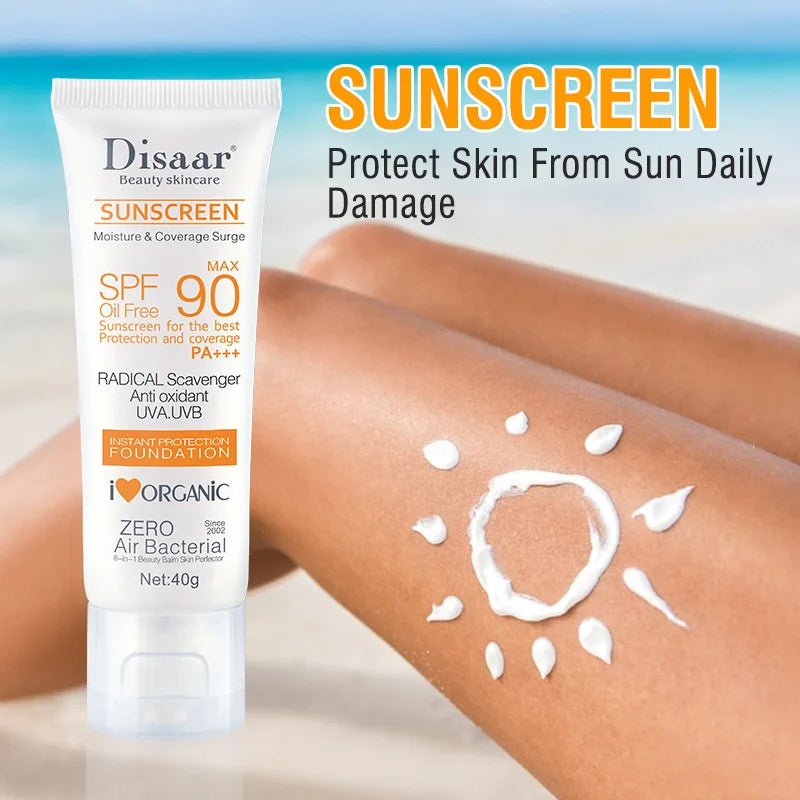 Facial Body Sunscreen Waterproof SPF 90+UV Sun Cream Sunblock Skin Protective Cream Anti Sun Facial Seaside Protection Cream
