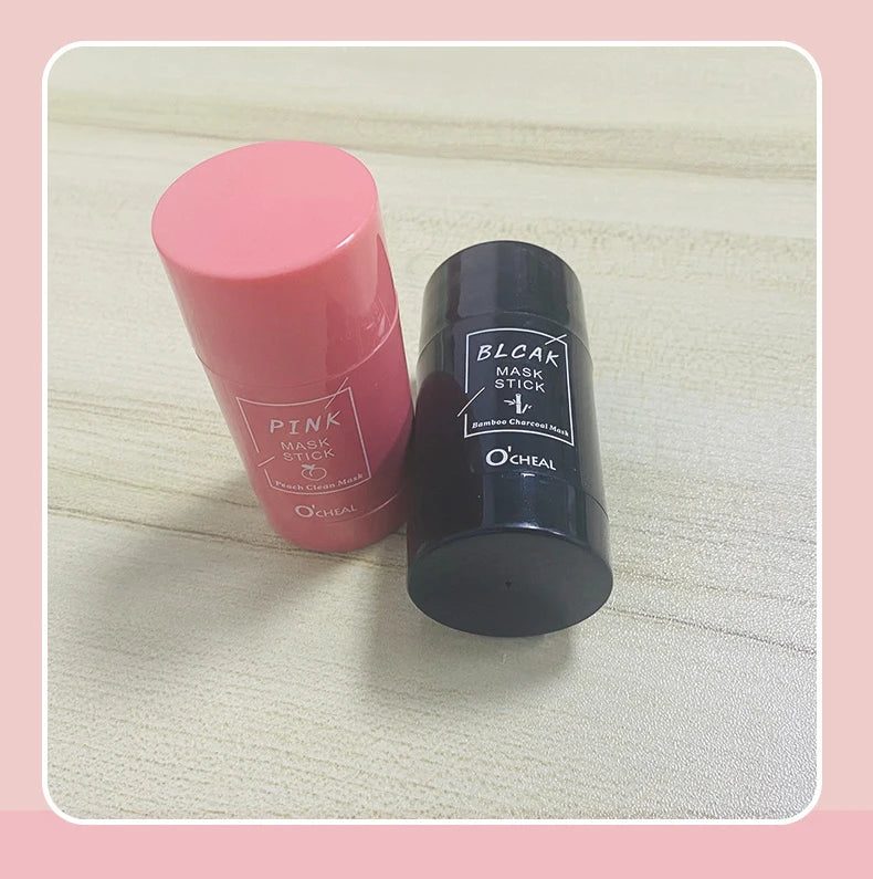 M&T Wear – Green Tea & Honey Peach Solid Facial Mask Stick