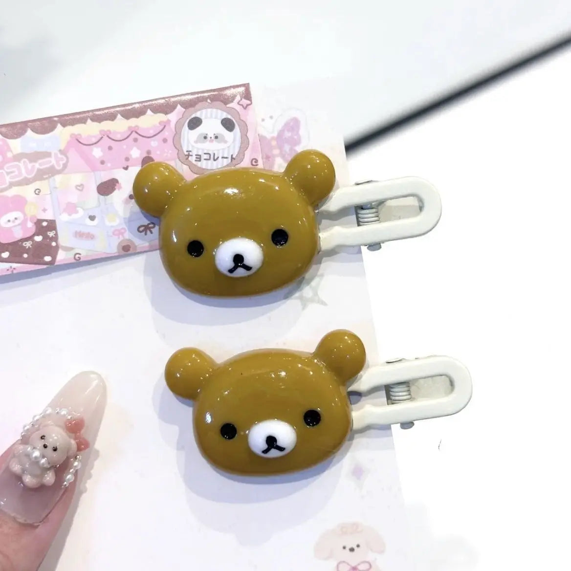 M&T Wear - 10 Hair Clips Summer Cute Ice Cream Hair Accessories